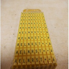 TIle galbene CD1-3 inscriptionate cu litera R(set=500buc)